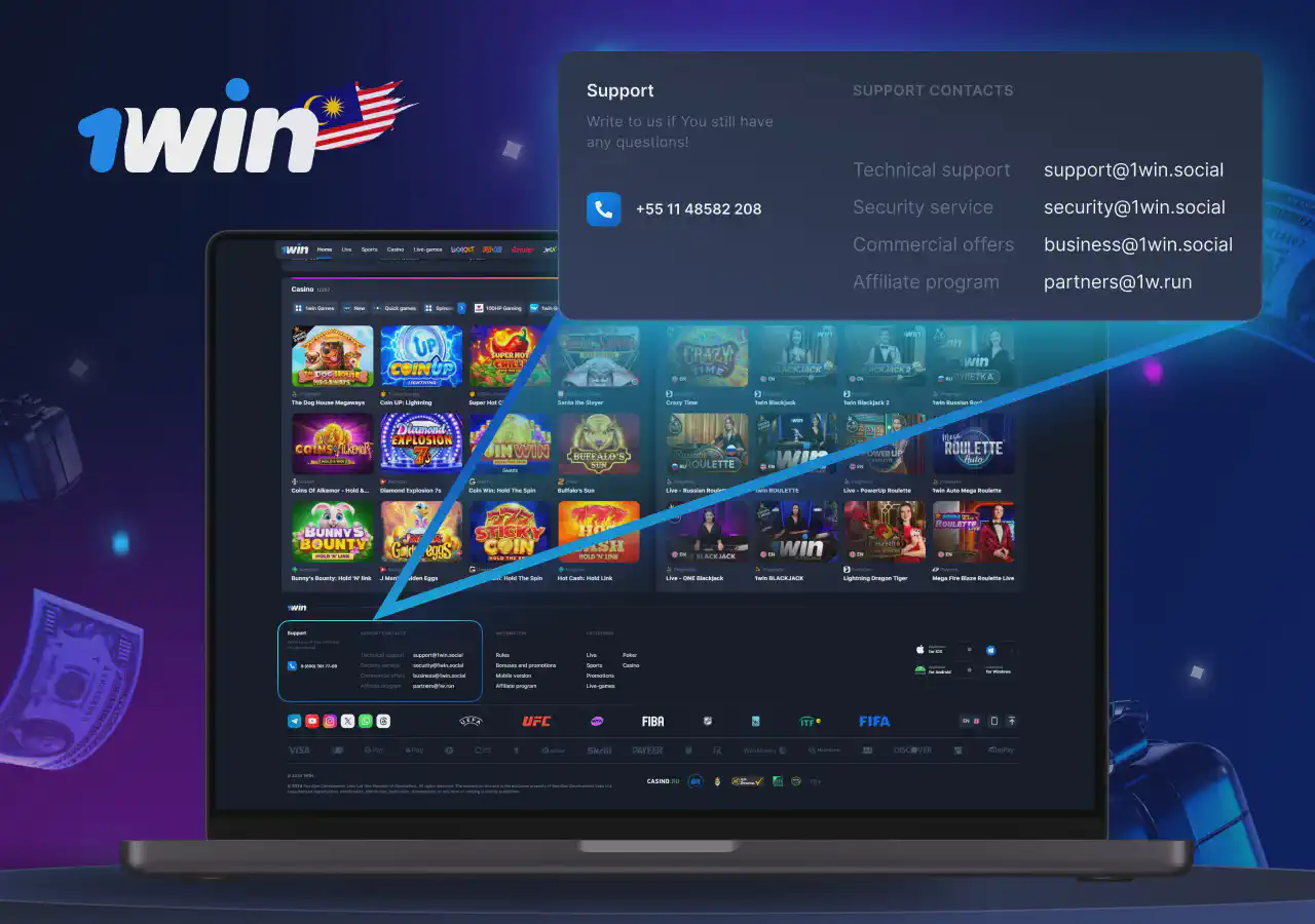1win login Malaysia