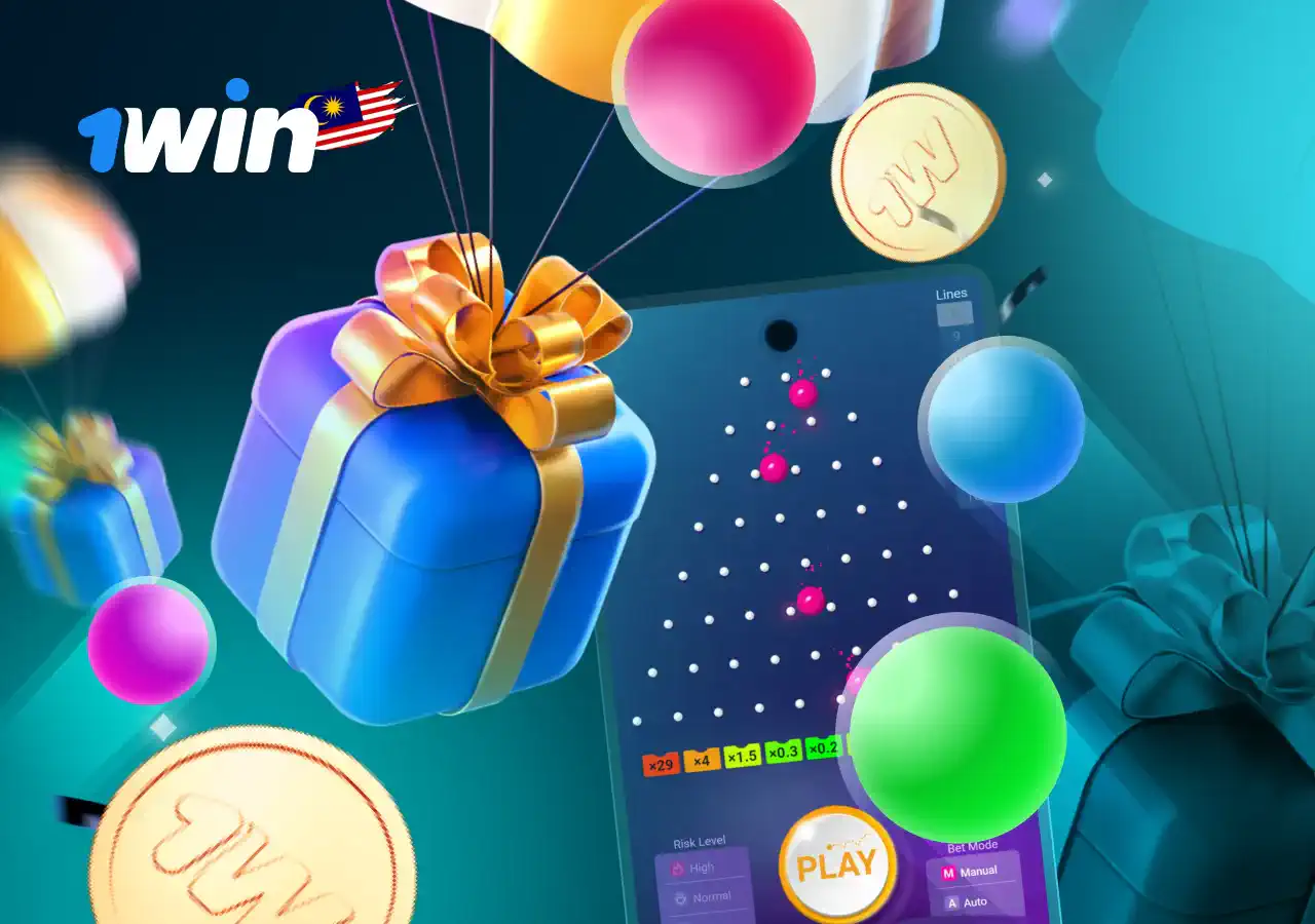 1win Plinko dalam talian