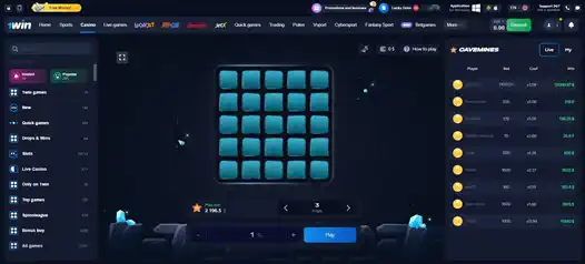 permainan 1win Mines