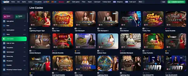 1win permainan kasino